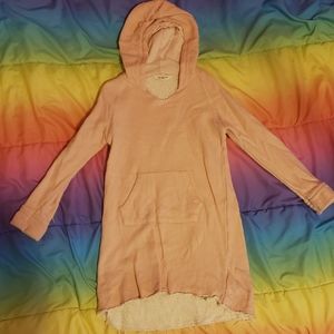 Burt's Bees hooded tunic sweatshirt